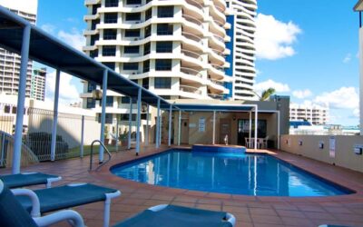 Enjoy our large saltwater pool!