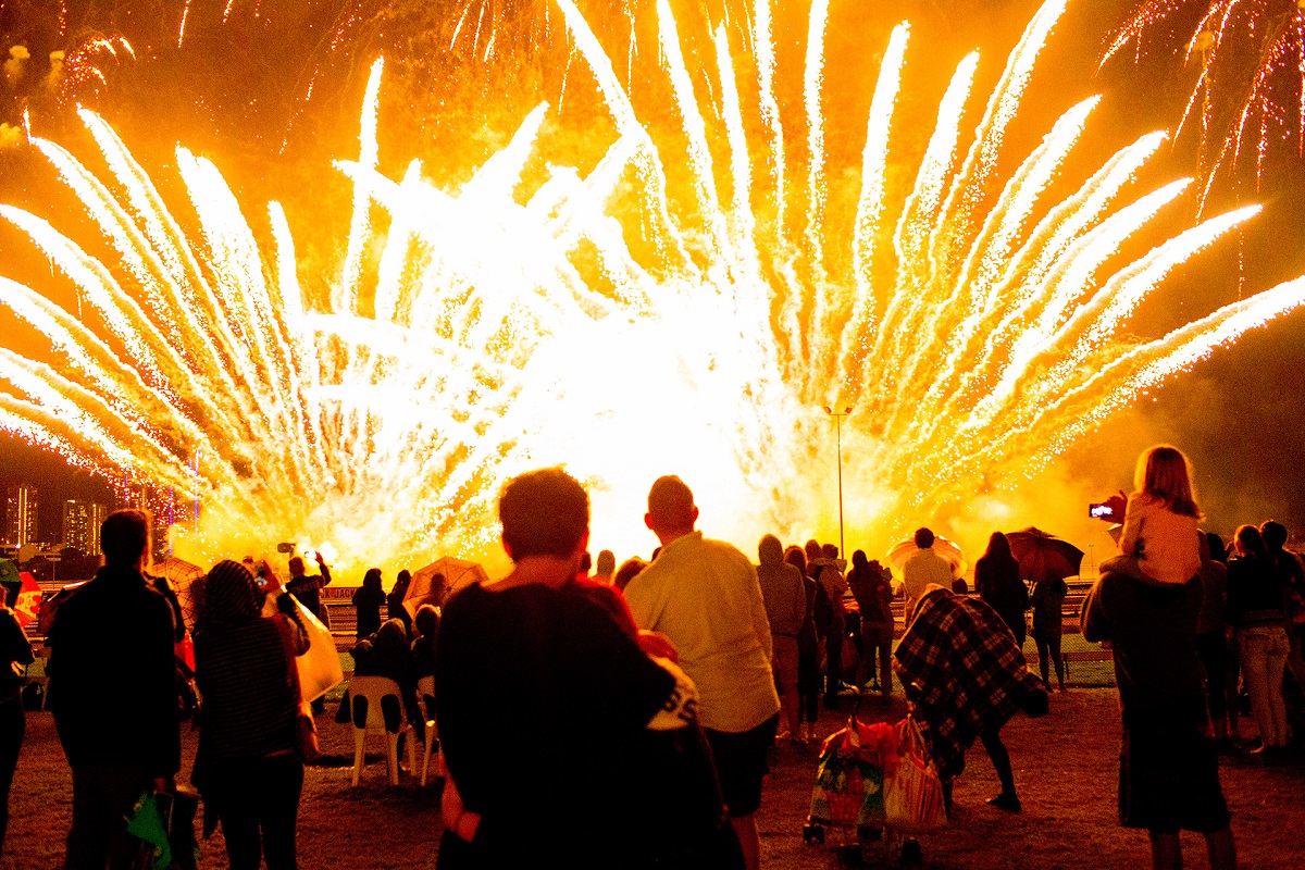 Evening Fireworks Gold Coast Show