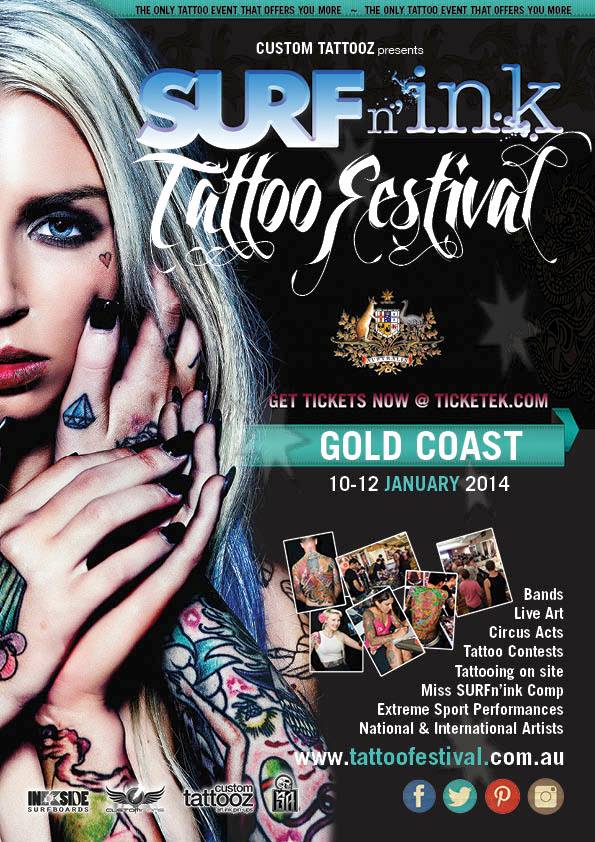Surf N Ink Tattoo Festival Gold Coast
