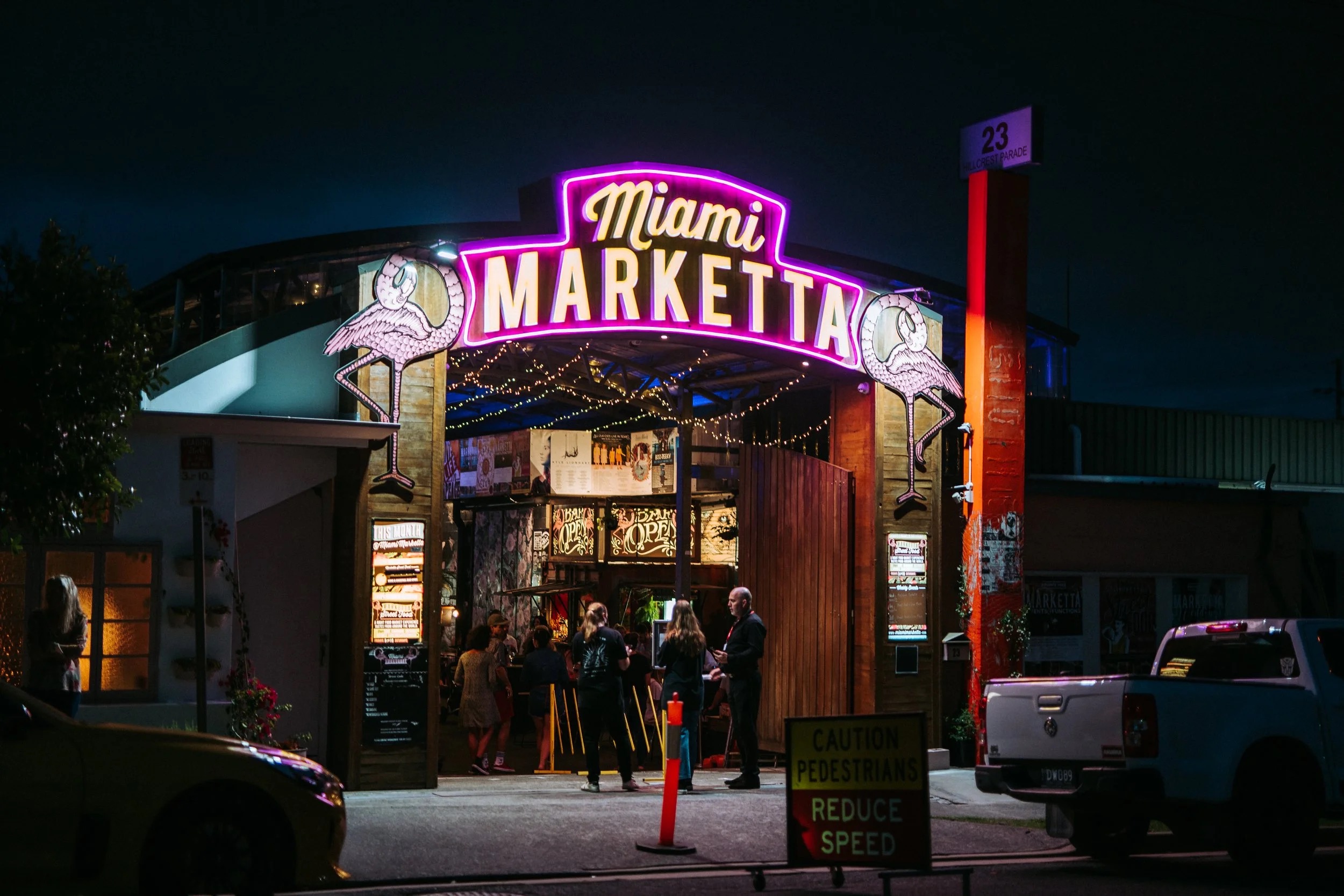 surfers-for-two-weekend Live music and street food night at Miami Marketta, a grown-ups night out from Victoria Square Apartments