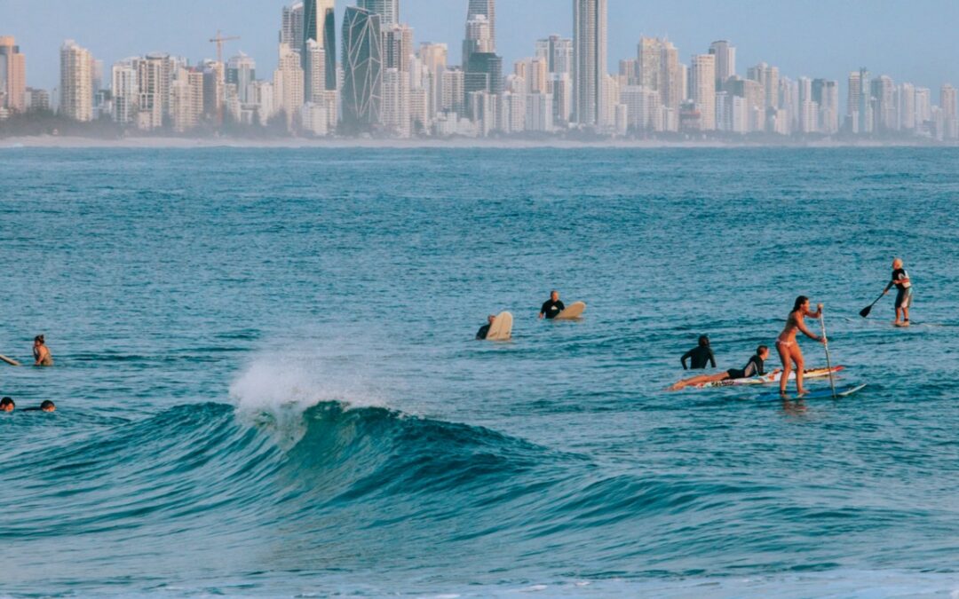 The quiet blocks of Surfers on foot: Victoria Square’s walking map